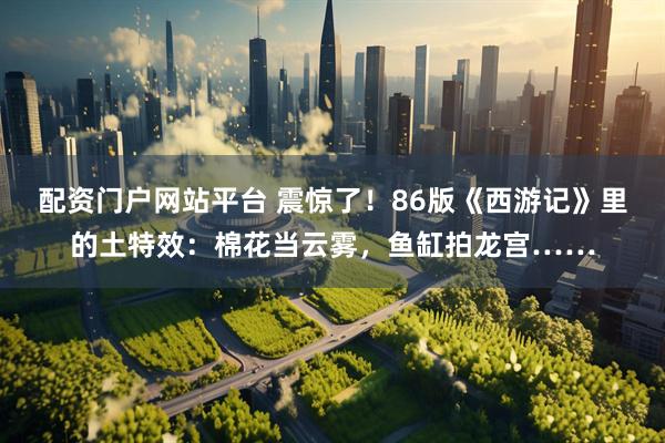 配资门户网站平台 震惊了！86版《西游记》里的土特效：棉花当云雾，鱼缸拍龙宫……